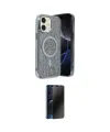 ieg™ iPhone 11 Kılıf Eksen Çizgi - Siyah 3D Antistatik Hayalet Cam Ekran Koruyucu
