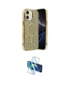 ieg™ iPhone 11 Kılıf Eksen Çizgi - Siyah 3D Antistatik Seramik Nano Ekran Koruyucu
