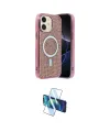ieg™ iPhone 11 Kılıf Eksen Çizgi - Siyah 3D Antistatik Seramik Nano Ekran Koruyucu