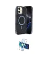 ieg™ iPhone 11 Kılıf Eksen Çizgi - Siyah 3D Antistatik Seramik Nano Ekran Koruyucu