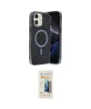 ieg™ iPhone 11 Kılıf Eksen Çizgi - Siyah 6D Mat Seramik Hayalet Nano Ekran Koruyucu