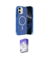 ieg™ iPhone 11 Kılıf Eksen Çizgi - Siyah Bilvis 5in1 3D Magic Cam Ekran Koruyucu