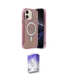 ieg™ iPhone 11 Kılıf Eksen Çizgi - Siyah Bilvis 5in1 3D Magic Cam Ekran Koruyucu