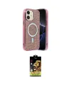 ieg™ iPhone 11 Kılıf Eksen Çizgi - Siyah Buffer Cam Ekran Koruyucu