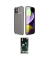 ieg™ iPhone 11 Kılıf Eksen Form Prime - Şeffaf 360 Full Body Arka Koruyucu