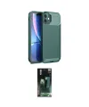 ieg™ iPhone 11 Kılıf Eksen Form Prime - Şeffaf 360 Full Body Arka Koruyucu