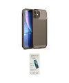 ieg™ iPhone 11 Kılıf Eksen Form Prime - Şeffaf Pasifik Cam Ekran Koruyucu