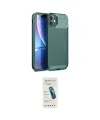 ieg™ iPhone 11 Kılıf Eksen Form Prime - Şeffaf Pasifik Cam Ekran Koruyucu