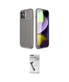 ieg™ iPhone 11 Kılıf Eksen Form Prime - Şeffaf Uv Polymer Nano Ekran Koruyucu