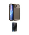 ieg™ iPhone 11 Kılıf Eksen Form Prime - Siyah 3D Antistatik Hayalet Cam Ekran Koruyucu