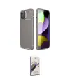 ieg™ iPhone 11 Kılıf Eksen Form Prime - Siyah Bilvis 3D Mat Cam Ekran Koruyucu