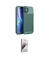 ieg™ iPhone 11 Kılıf Eksen Form Prime - Siyah Bilvis 3D Mat Cam Ekran Koruyucu