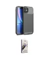 ieg™ iPhone 11 Kılıf Eksen Form Prime - Siyah Bilvis 3D Mat Cam Ekran Koruyucu