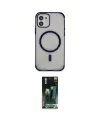 ieg™ iPhone 11 Kılıf Eksen Klasik Koleksiyonu - Siyah 360 Mat Full Body Arka Koruyucu
