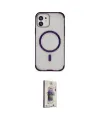 ieg™ iPhone 11 Kılıf Eksen Klasik Koleksiyonu - Siyah Bilvis 3D Cam Ekran Koruyucu