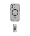 ieg™ iPhone 11 Kılıf Eksen Klasik Koleksiyonu - Siyah Bilvis 3D Cam Ekran Koruyucu