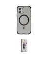 ieg™ iPhone 11 Kılıf Eksen Klasik Koleksiyonu - Siyah Bilvis 3D Cam Ekran Koruyucu