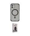 ieg™ iPhone 11 Kılıf Eksen Klasik Koleksiyonu - Siyah Bilvis Hayalet Cam Ekran Koruyucu