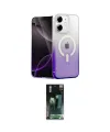 ieg™ iPhone 11 Kılıf Eksen Minimal Özel Seri - Şeffaf 360 Full Body Arka Koruyucu