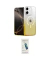 ieg™ iPhone 11 Kılıf Eksen Minimal Özel Seri - Şeffaf Pasifik Cam Ekran Koruyucu