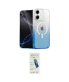 ieg™ iPhone 11 Kılıf Eksen Minimal Özel Seri - Şeffaf Pasifik Cam Ekran Koruyucu