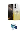 ieg™ iPhone 11 Kılıf Eksen Minimal Özel Seri - Siyah 3D Antistatik Seramik Nano Ekran Koruyucu