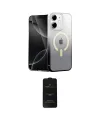 ieg™ iPhone 11 Kılıf Eksen Minimal Özel Seri - Siyah 6D Antistatik Mat Seramik Hayalet Nano Ekran Koruyucu