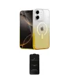 ieg™ iPhone 11 Kılıf Eksen Minimal Özel Seri - Siyah 6D Antistatik Mat Seramik Hayalet Nano Ekran Koruyucu