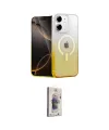 ieg™ iPhone 11 Kılıf Eksen Minimal Özel Seri - Siyah Bilvis 3D Cam Ekran Koruyucu