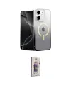 ieg™ iPhone 11 Kılıf Eksen Minimal Özel Seri - Siyah Bilvis 3D Cam Ekran Koruyucu