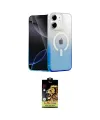ieg™ iPhone 11 Kılıf Eksen Minimal Özel Seri - Siyah Buffer Cam Ekran Koruyucu