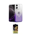 ieg™ iPhone 11 Kılıf Eksen Minimal Özel Seri - Siyah Buffer Cam Ekran Koruyucu