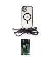 ieg™ iPhone 11 Kılıf Eksen Özel Seri - Şeffaf 360 Full Body Arka Koruyucu