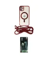 ieg™ iPhone 11 Kılıf Eksen Özel Seri - Şeffaf 360 Full Body Arka Koruyucu