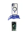 ieg™ iPhone 11 Kılıf Eksen Özel Seri - Şeffaf 360 Full Body Arka Koruyucu