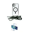 ieg™ iPhone 11 Kılıf Eksen Özel Seri - Siyah 3D Antistatik Cam Ekran Koruyucu