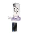 ieg™ iPhone 11 Kılıf Eksen Özel Seri - Siyah 3D Antistatik Hayalet Cam Ekran Koruyucu