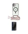 ieg™ iPhone 11 Kılıf Eksen Özel Seri - Siyah 3D Antistatik Hayalet Cam Ekran Koruyucu