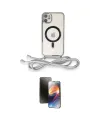 ieg™ iPhone 11 Kılıf Eksen Özel Seri - Siyah 3D Antistatik Mat Seramik Nano Ekran Koruyucu