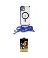 ieg™ iPhone 11 Kılıf Eksen Özel Seri - Siyah Buffer Cam Ekran Koruyucu