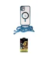 ieg™ iPhone 11 Kılıf Eksen Özel Seri - Siyah Buffer Cam Ekran Koruyucu