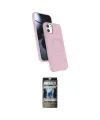 ieg™ iPhone 11 Kılıf İz Işık Koleksiyonu - Siyah 34D Hayalet Izgaralı Cam