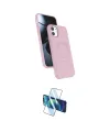 ieg™ iPhone 11 Kılıf İz Işık Koleksiyonu - Siyah 3D Antistatik Cam Ekran Koruyucu