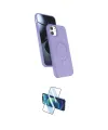 ieg™ iPhone 11 Kılıf İz Işık Koleksiyonu - Siyah 3D Antistatik Cam Ekran Koruyucu
