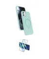 ieg™ iPhone 11 Kılıf İz Işık Koleksiyonu - Siyah 3D Antistatik Cam Ekran Koruyucu