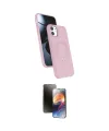 ieg™ iPhone 11 Kılıf İz Işık Koleksiyonu - Siyah 3D Antistatik Mat Seramik Nano Ekran Koruyucu