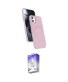 ieg™ iPhone 11 Kılıf İz Işık Koleksiyonu - Siyah Bilvis 5in1 3D Magic Cam Ekran Koruyucu