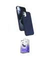 ieg™ iPhone 11 Kılıf İz Işık Koleksiyonu - Siyah Bilvis 5in1 5D Magic Hayalet Cam Ekran Koruyucu