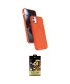 ieg™ iPhone 11 Kılıf İz Işık Koleksiyonu - Siyah Buffer Cam Ekran Koruyucu