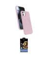 ieg™ iPhone 11 Kılıf İz Işık Koleksiyonu - Siyah Buffer Hayalet Cam Ekran Koruyucu